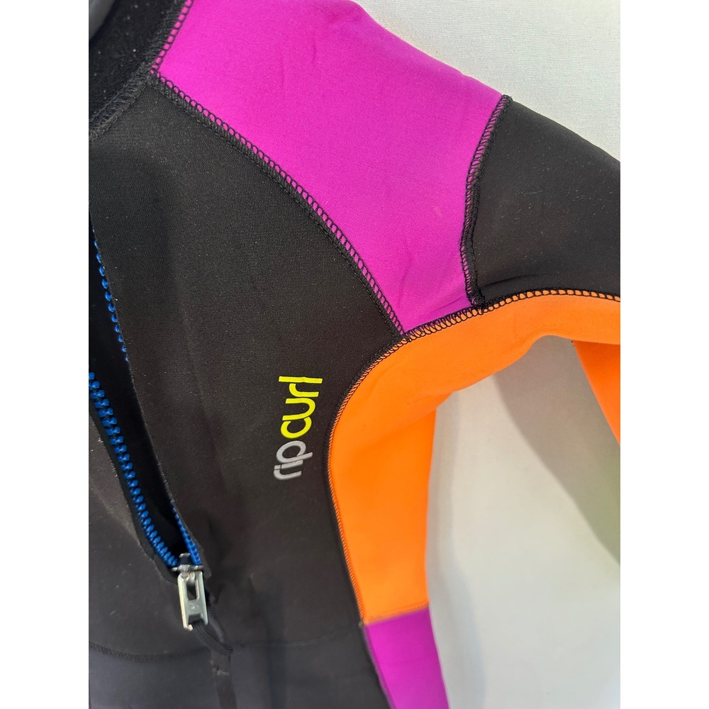 Rip Curl Wetsuit Dawn Patrol Full Kids 4 Black Multi Excellent